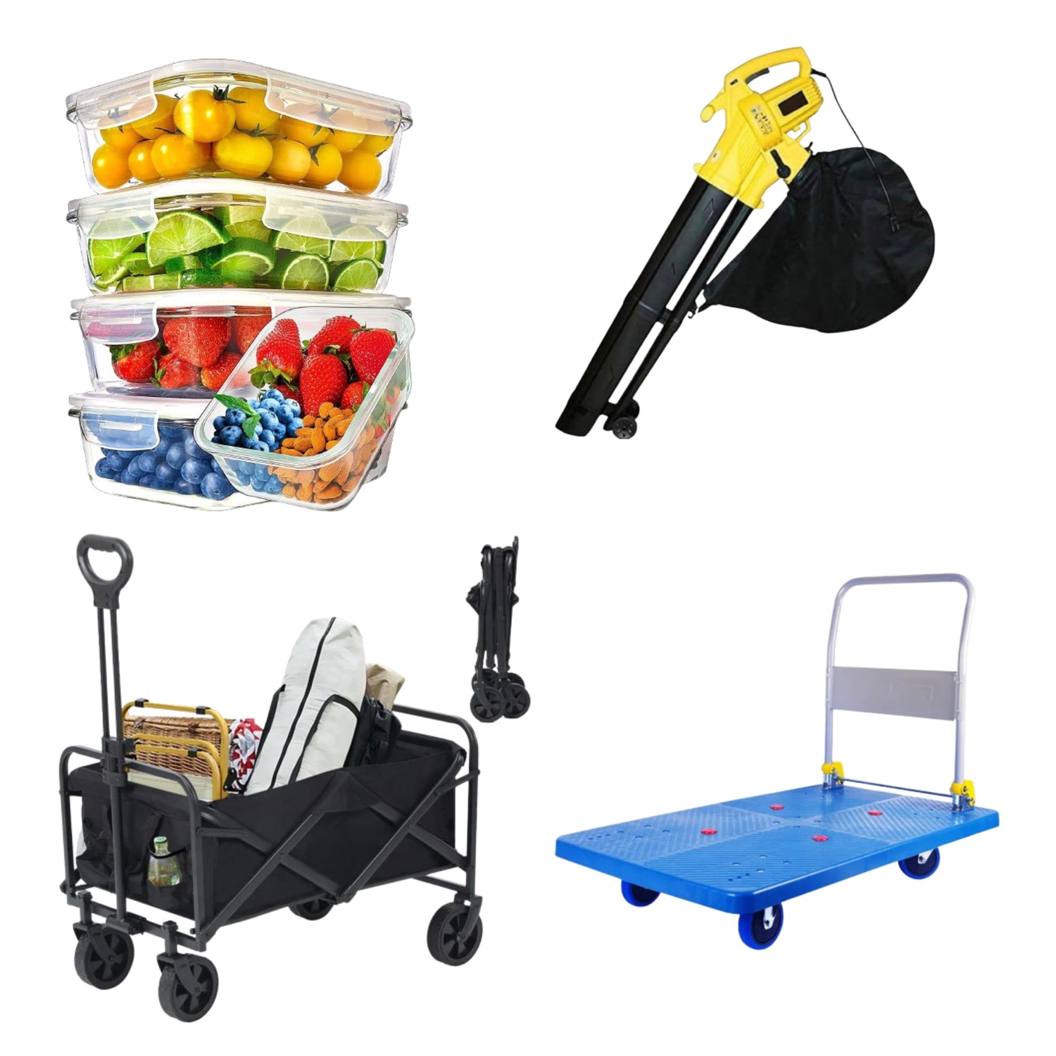 Glass box, Blower, Trolley