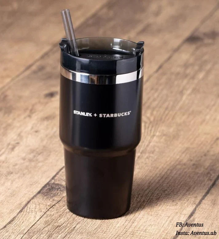 Stanley + Starbucks 20oz Stainless steel travel cup, comes with a flow lid and straw-Zenstoo - F.Z.E