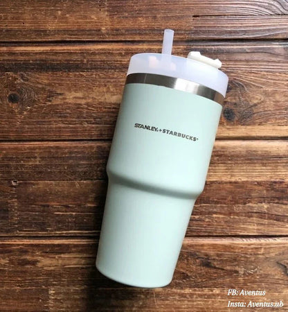 Stanley + Starbucks 20oz Stainless steel travel cup, comes with a flow lid and straw-Zenstoo - F.Z.E