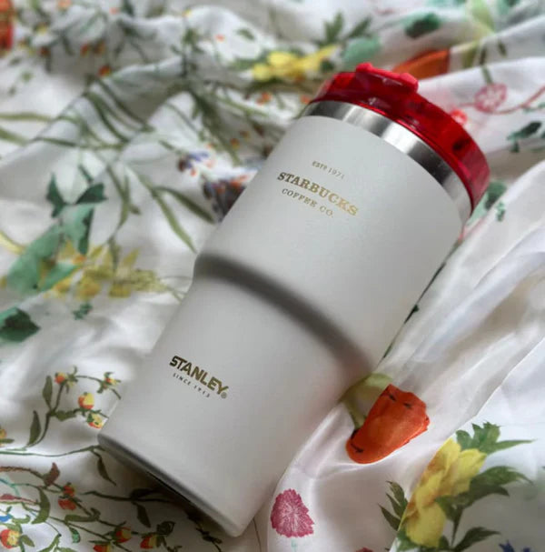 Stanley + Starbucks 20oz Stainless steel travel cup, comes with a flow lid and straw-Zenstoo - F.Z.E