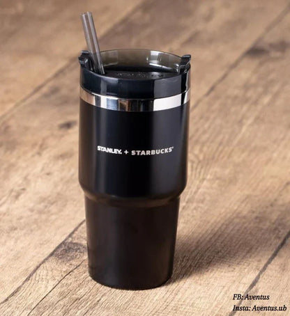 Stanley + Starbucks 20oz Stainless steel travel cup, comes with a flow lid and straw-Zenstoo - F.Z.E