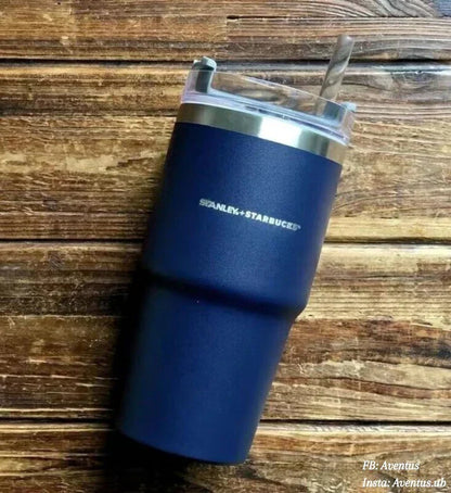 Stanley + Starbucks 20oz Stainless steel travel cup, comes with a flow lid and straw-Zenstoo - F.Z.E