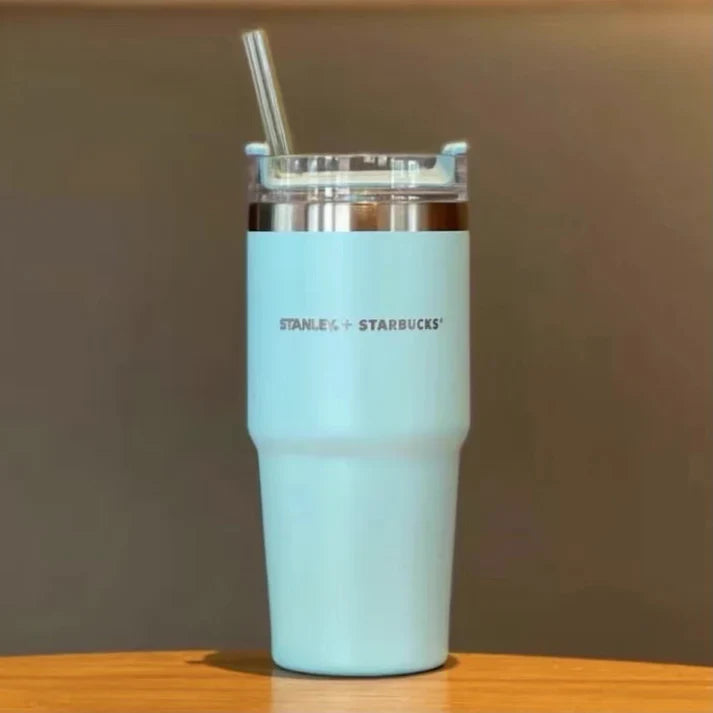 Stanley + Starbucks 20oz Stainless steel travel cup, comes with a flow lid and straw-Zenstoo - F.Z.E