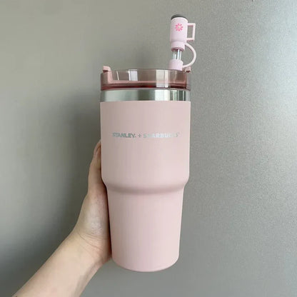 Stanley + Starbucks 20oz Stainless steel travel cup, comes with a flow lid and straw-Zenstoo - F.Z.E