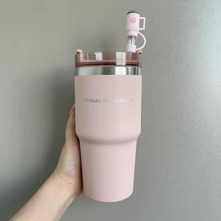 Stanley + Starbucks 20oz Stainless steel travel cup, comes with a flow lid and straw-Zenstoo - F.Z.E